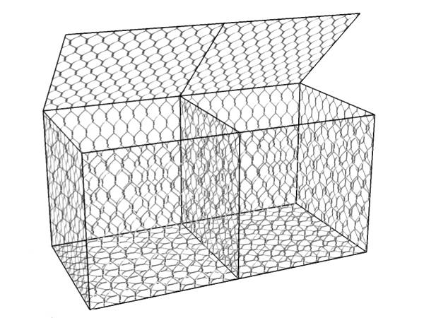 A gabion box diagram is displayed.