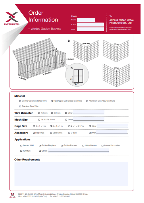 Welded Gabion Baskets
