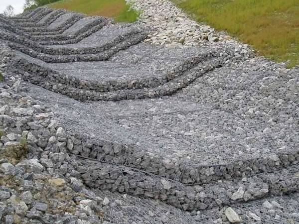 Gabion Channel Used for River Lining, Drainage River & Erosion Control